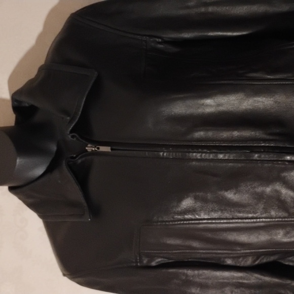 Winlit New York blank leather jacket. No size tag, please see measurements - Picture 2 of 10